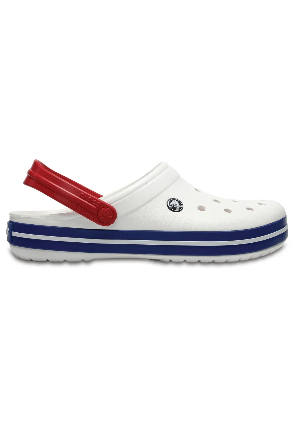 Crocs Crocband Beyaz Kırmızı Bayaband Terlik